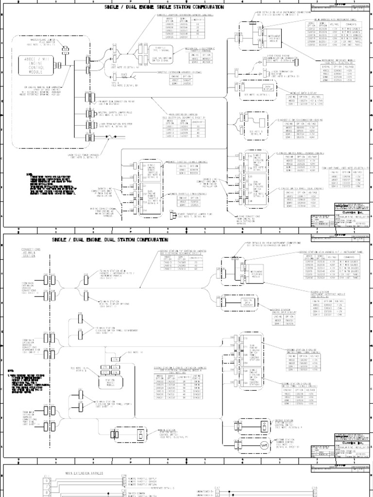 QSM11 480CE Wiring Diagram PDF