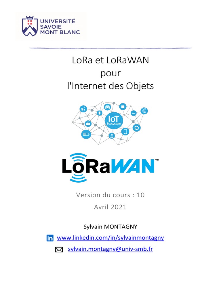 Formation LoRa et LoRaWAN en ligne | PDF | Décibel | Sans fil