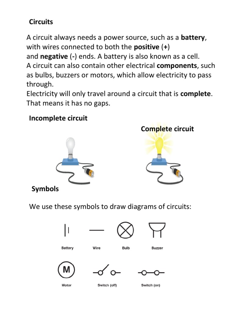 Electricity Worksheeet Part 2 PDF Series And Parallel Circuits Switch