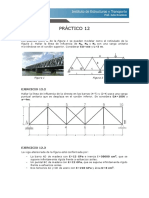 Práctico 12 - Líneas de Influencia en Estructuras Hiperestáticas