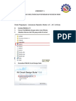 Jobsheet 1 Instalasi Multisim Dan Penerapan Hukum Ohm