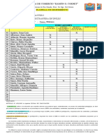 4to D - Planilla de Seguimiento - Inglés