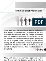 ODATO - PPT - Teaching The Noblest Profession