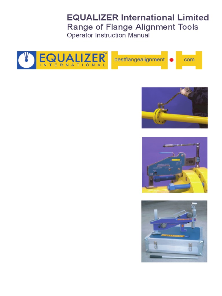 Flange Alignment Tools Instruction Manual | PDF | Bearing (Mechanical ...