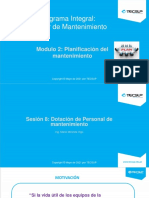 Sesion 9 - Organizacion Del Mantenimiento