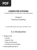 Computer Systems: Processor Scheduling