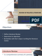 Literature Review in 5 Steps