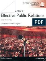 Part 1 - Cutlip and Center's Effective Public Relations. 11th Ed.