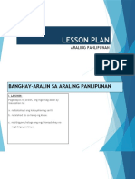 LESSON PLAN sample (Teaching in Social Studies)