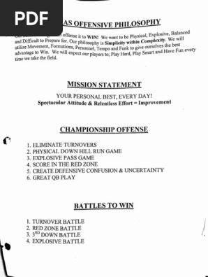 2011 Texas Offensive Playbook | PDF