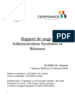 Rapport Stage CER