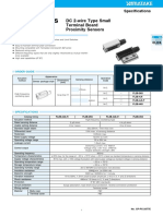 FL2B Series: DC 2-Wire Type Small Terminal Board Proximity Sensors