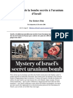 Fisk Robert - Le Mystere de La Bombe Secrete A L Uranium D Israel