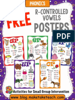 Posters: R-Controlled Vowels