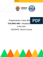 Programación Didáctica-II PAC 2021-Italiano 1