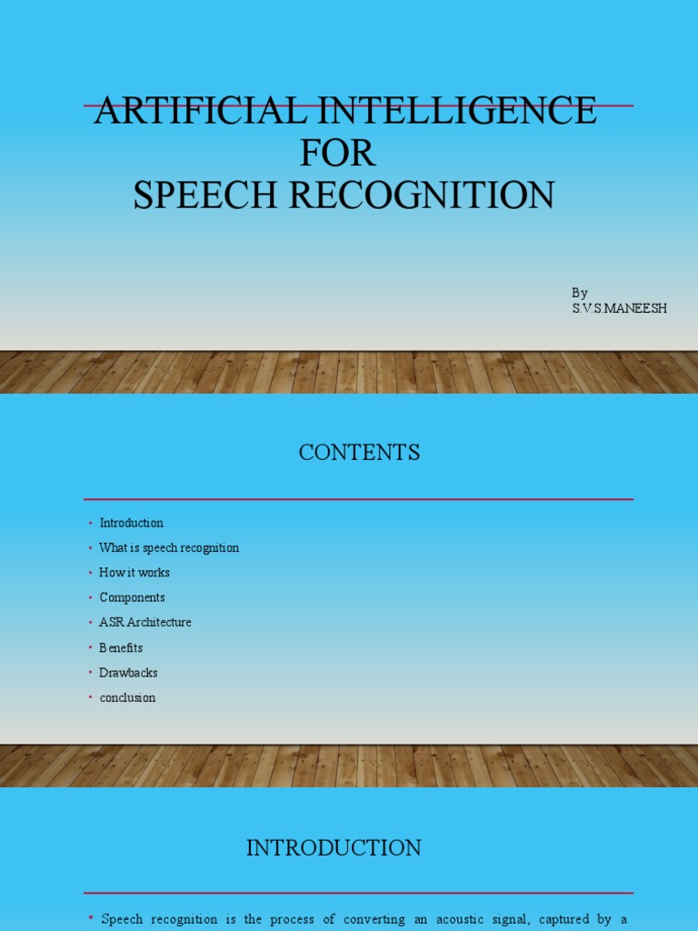 AI in Arabic Speech Recognition | PDF | Speech Recognition ...