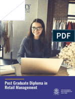 Post Graduate Diploma in Retail Management: Programmes Recognised by Ugc Deb