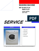 WF-R1061 Washing Machine Manual
