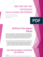 Adab Laki-Laki Dan Perempan Perencanaan Pernikahan