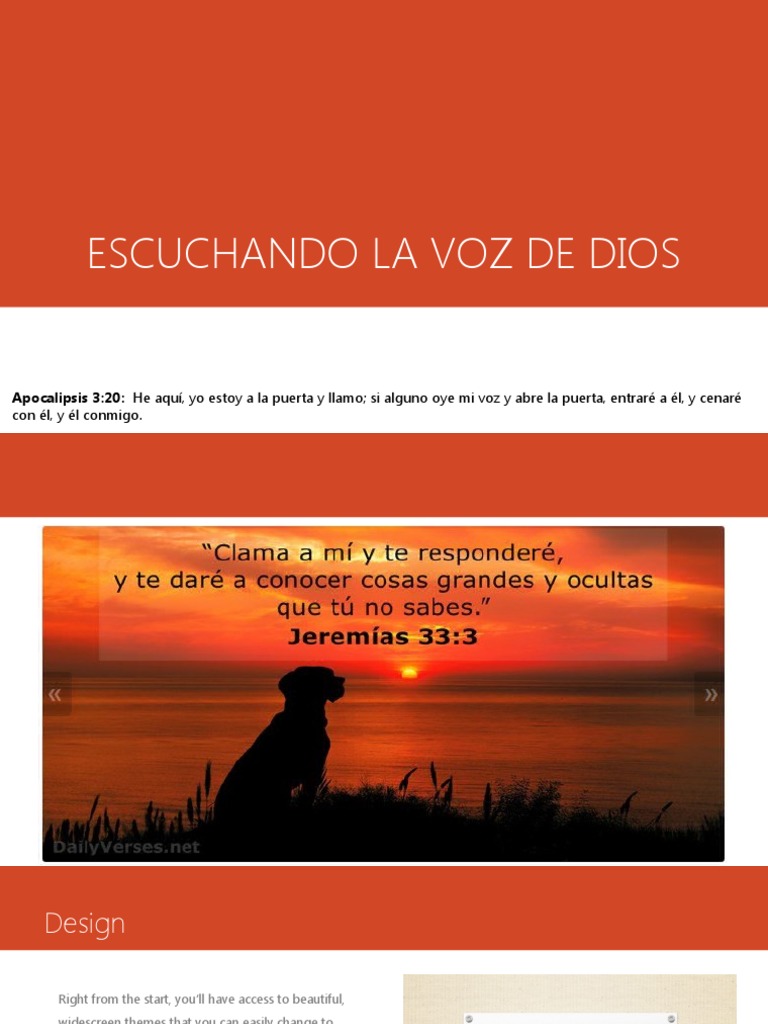Escuchando La Voz de Dios | PDF