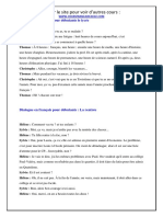 dialogue en112 français pour débutants pdf  L'école et les études 