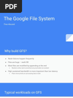 The Google File System: Firas Abuzaid