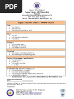 Department of Education: Stage 2 Assessment Evidence: GRASPS Template