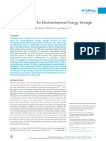 Holey Graphene For Electrochemical Energy Storage: Review