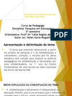 Práticas de alfabetização em escolas públicas