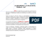 Anexo 6 Politica SST y Conocer Un Ejemplo Como Complemento Al Contenido Visto