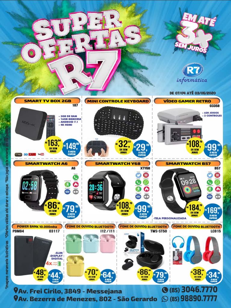 Encarte de Ofertas R7 Informática | PDF | Hardware de computador