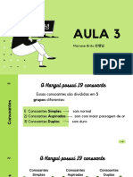 Aprenda os sons das consoantes do alfabeto coreano Hangul