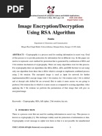 Image Encryption/Decryption Using RSA Algorithm: Sunita