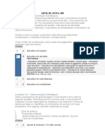 Indicadores de desempenho e perspectivas do Balanced Scorecard