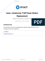 Asus Transformer T100 Power Button Replacement
