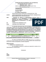 Informe #025-2020 Remito Requerimiento de Servicio de Rectificado y Cromado de Los Brazos Hidraul.