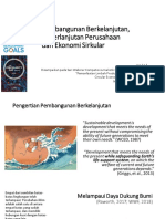 Pembangunan Berkelanjutan, Keberlanjutan Perusahaan Dan Ekonomi Sirkular