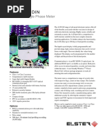 A120/140 DIN: Multi-Rate Single Phase Meter