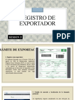 Registro de Exportador