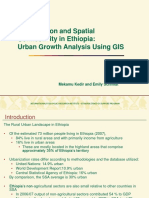 Urbanization and Spatial Connectivity in Ethiopia: Urban Growth Analysis Using GIS