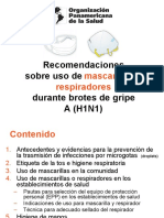 Recomendaciones Sobre Uso de Mascarillas e Higiene de Manos