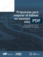 Propuestas para Mejorar El Hábitat en Asentamientos Informales - Caso Bañado Norte de Asunción, Paraguay