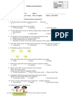 Soal Kelas 1 Tema 8