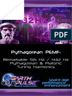 Pythagorean PEMF:: Remarkable 9.6 HZ / 432 HZ Pythagorean & Platonic Tuning Harmonics