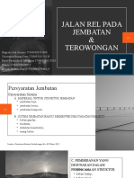 Jalan Rel Pada Jembatan & Terowongan