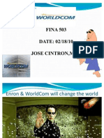 Enron and Worldcom Scam