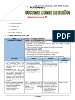 4° GRADO - ACTIVIDAD DEL DIA 02 DE JUNIO - TV y ADICIONAL