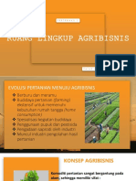 Dasar Agribisnis 1