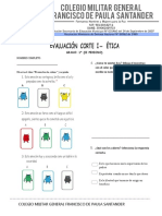 Evaluación I Corte 1° COLMISAN