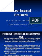 CRP 1-K6 Experimental Research